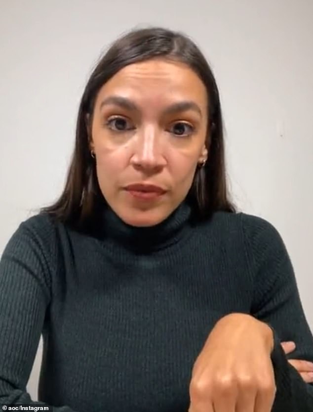 Alexandria Ocasi-Cortez said in an Instagram Live video Tuesday night that she feared her GOP colleagues would disclose her location to the mob during the riot last week ¿ she did not name who she thought would do so