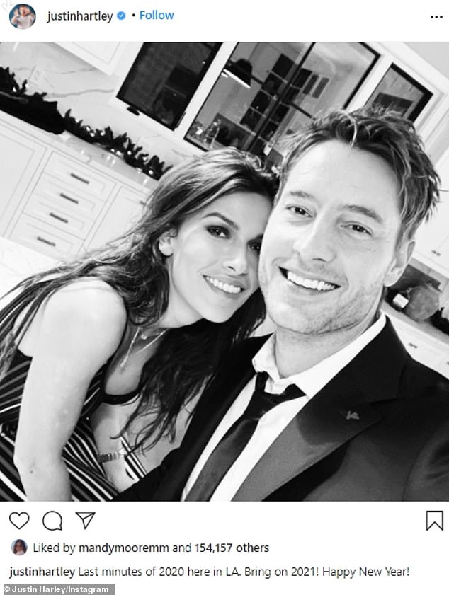 Instagram Official: Hartley went Instagram official with girlfriend of eight months Sofia Pernas, 31, on New Years Eve as he posted a selfie with the caption, 'Last minutes of 2020 here in LA. Bring on 2021! Happy New Year!'