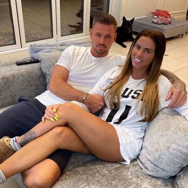 Katie Price and Carl Woods together