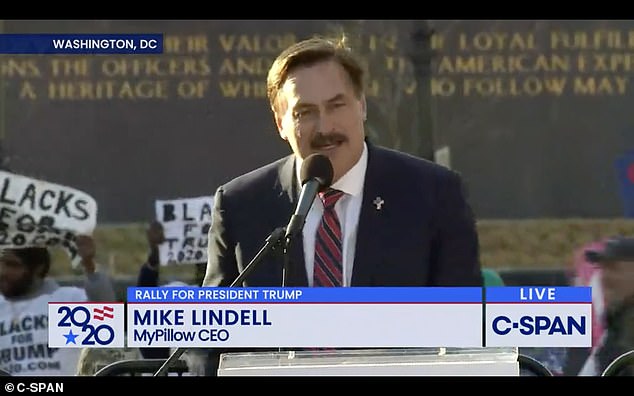 MyPillow CEO speaks at 'Stop the Steal' rally, accuses Fox News of trying to overthrow Trump administration. Following the rally, a MAGA mob ransacked the Capitol