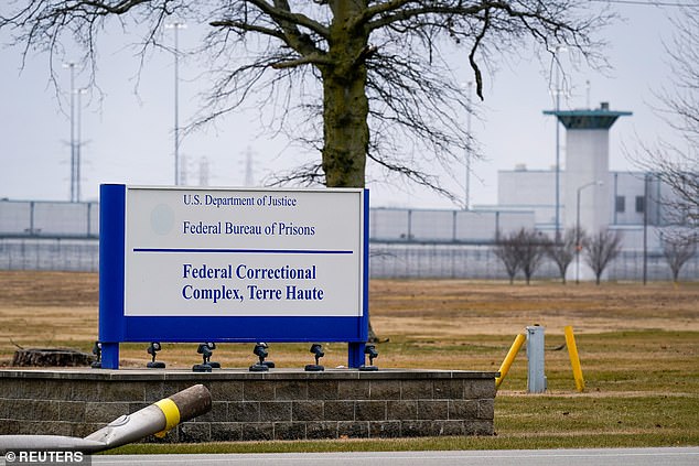 The United States Penitentiary at the Federal Correctional Complex in Terre Haute, Indiana is seen on Friday