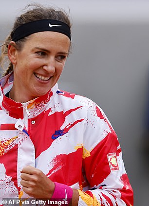Former world no.1 Victoria Azarenka (pictured above) was also on flight from LA to Melbourne where two passengers tested positive for Covid
