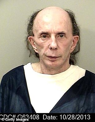 Spector pictured in a mugshot in October 2013
