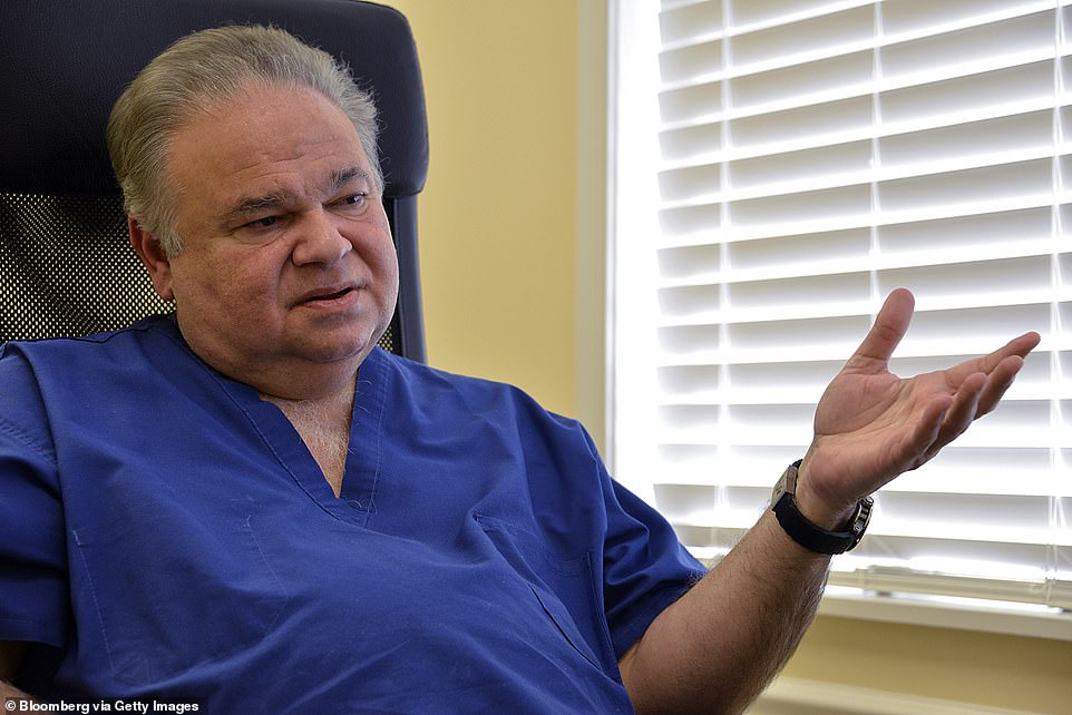 A rumored recipient of one of the clemency actions is said to be Dr. Salomon Melgen (above), a prominent eye doctor from Palm Beach who was imprisoned in 2018 after being convicted on dozens of counts of health care fraud.