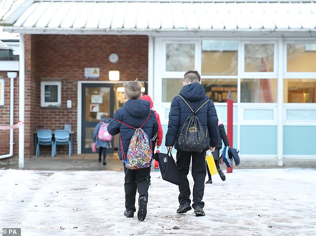 Education insiders said the date for reopening 'was never going to be' February half-term and claimed the Government is 'working on the assumption it will be Easter at the earliest'