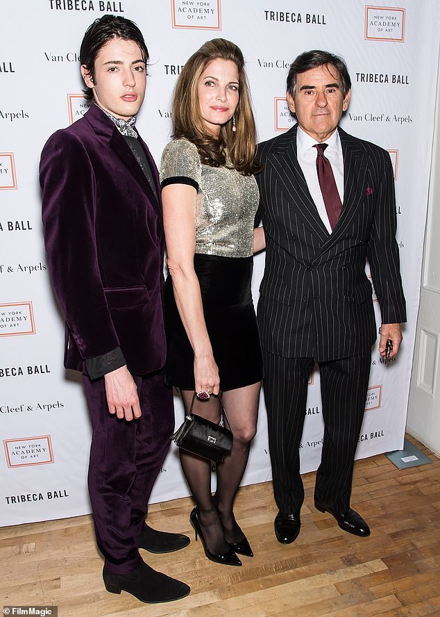 Harry Brant and his parents, Seymour and businessman Peter M. Brant, were snapped in 2015 in NYC