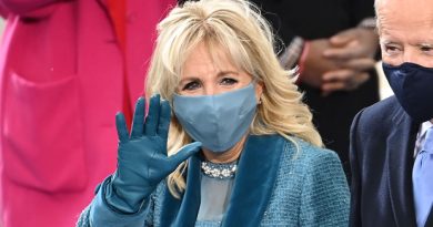 Jill Biden’s Inauguration Look Gets Compared To Britney Spears’ 2001 Denim Gown & Twitter Is Here For It