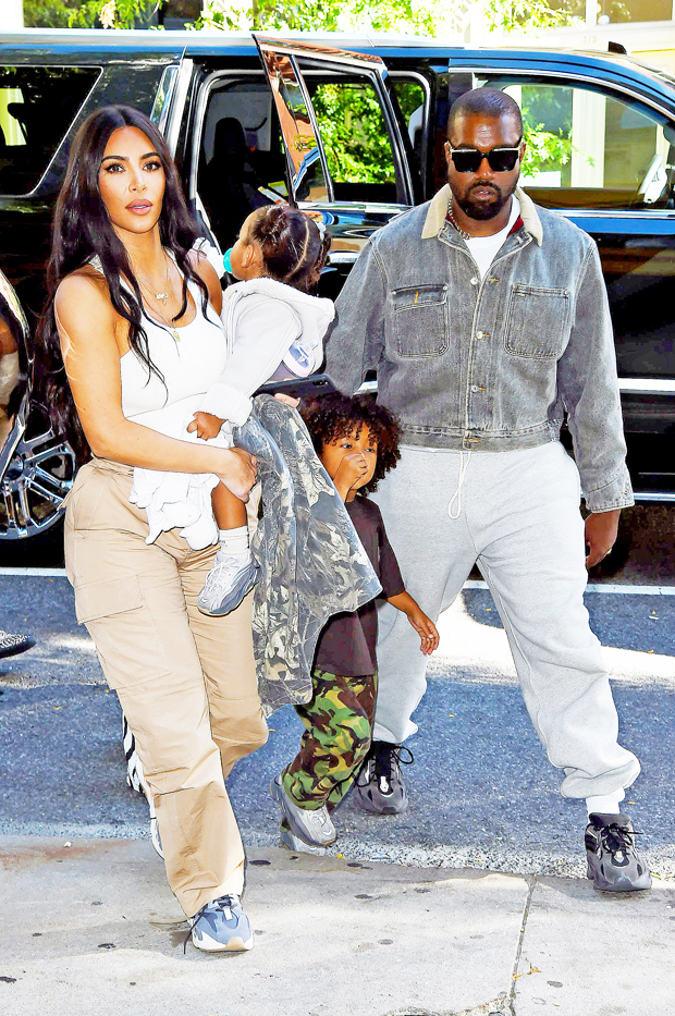 Kim Kardashian Kanye West Saint Chicago