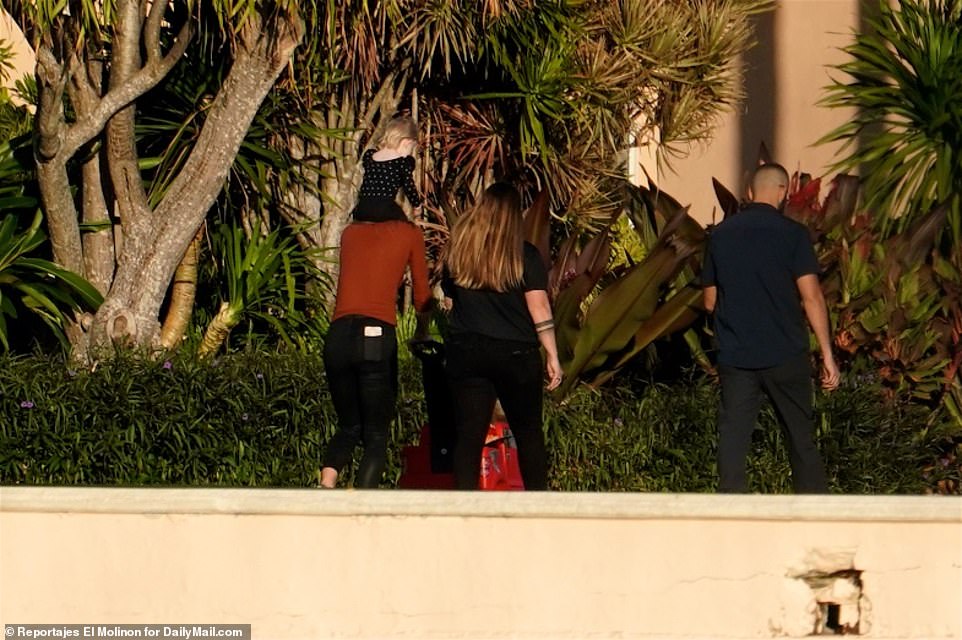 Playtime: The mother-of-two is thought to have left her children at Mar-a-Lago in the care of nannies while she and Eric were in D.C. for a few hours