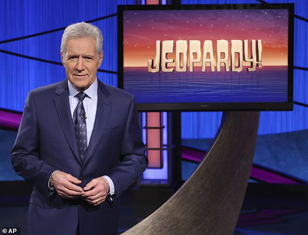 Conservative backlash: And the acclaimed journalist is now facing backlash from the mostly 'conservative' audience of Jeopardy!, ahead of her guest hosting gig (Alex Trebek pictured in January, 2021)