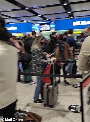 This queue was just to get through passport control