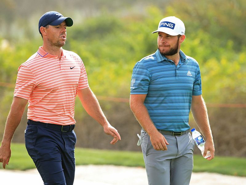 Rory McIlroy and Tyrrell Hatton will be out together for the final round in Abu Dhabi