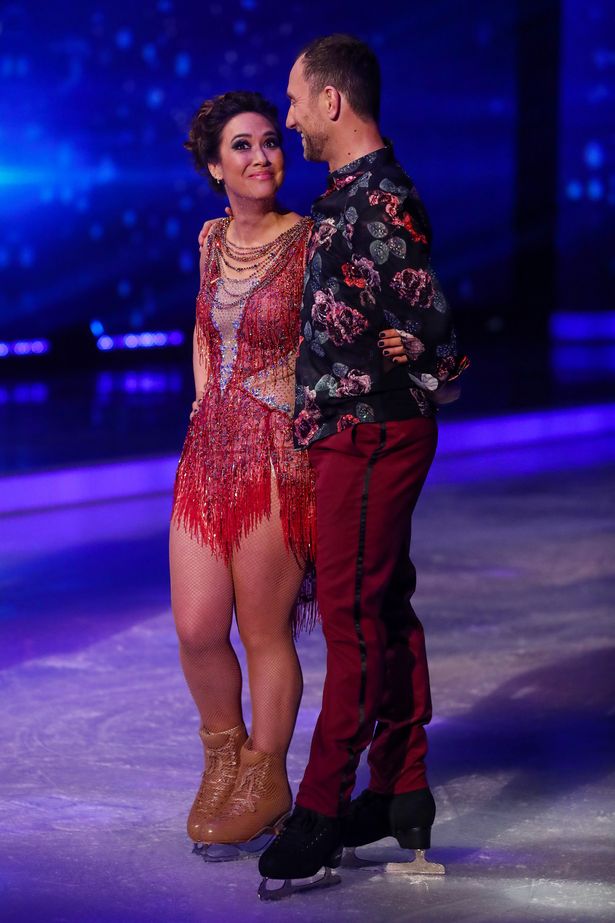 Myleene thanked her skating partner Lukasz Rozycki, in the emotional post