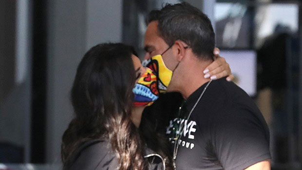 Teresa Giudice Kisses & Holds Hands With BF Luis As They Travel Home With Daughter Gia & Her BF