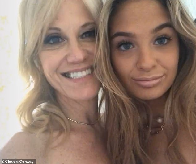 The allegations come days after Claudia threatened to release 'hours and hours' of footage which she claims proves Kellyanne is an 'abusive' mother