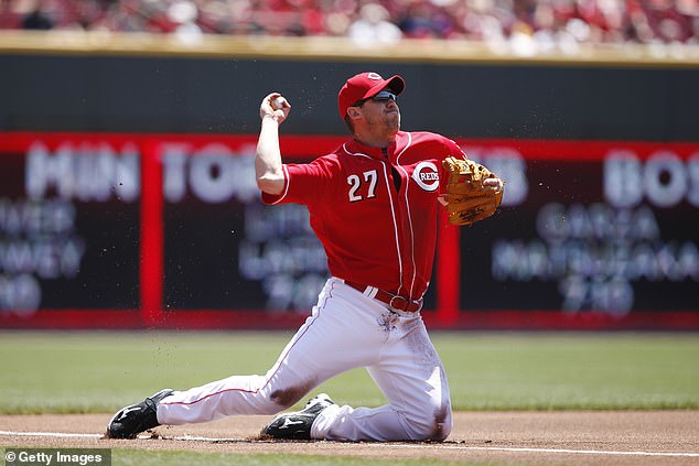 Some players missed out over old-fashioned baseball disagreements, too. Slick-fielding third baseman Scott Rolen (pictured) moved from 35.3 percent to 52.9 percent and hard-throwing closer Billy Wagner from 31.7 percent to 46.4 percent