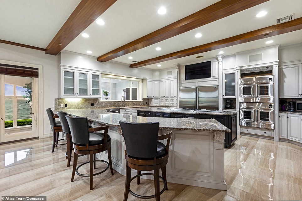 Gourmet meals: The home features a fully-stocked chef's kitchen with multiple ovens and ranges to prepare a feast