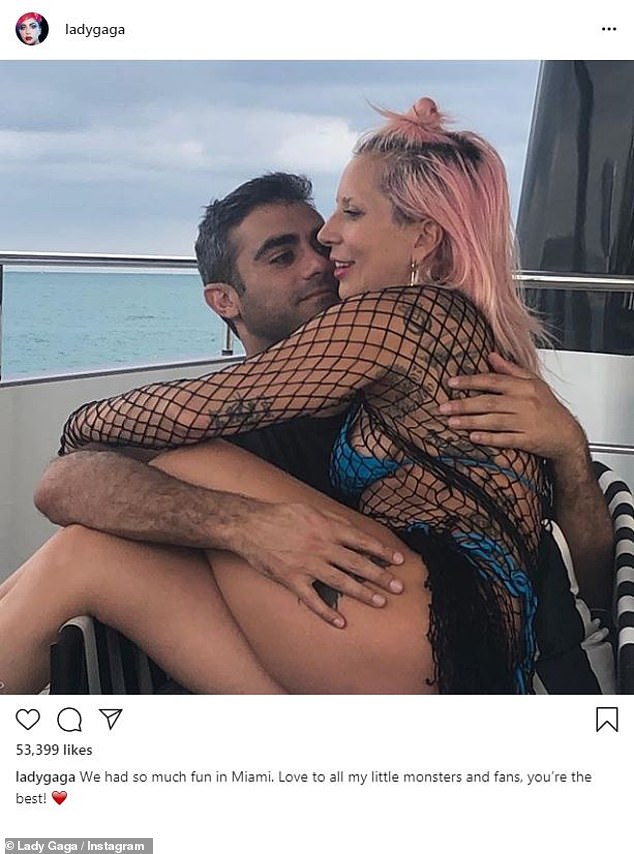 She shared their love in 2020: The two hugging on a yacht in Florida