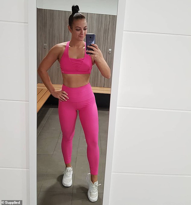 'Unfortunately, there is no such thing as spot reduction,' Julia told the Healthy Mummy. 'Through healthy eating and regular exercise, you'll be able to lose body fat and eventually you will lose it in your butt and thigh area too.'