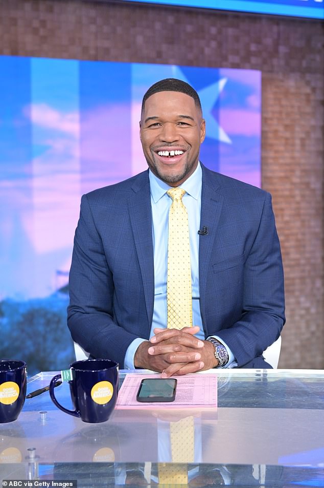 Tough times: Fans began to notice that Strahan (seen last week) was missing from his GMA co-hosting gig