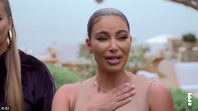 Emotional goodbye: Kim Kardashian sobs in VERY emotional KUWTK finale trailer... promising 'seriously ugly cry faces' amid 'divorce' from Kanye West