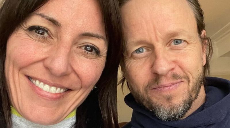 Davina McCall shares rare selfie with hairdresser boyfriend Michael Douglas