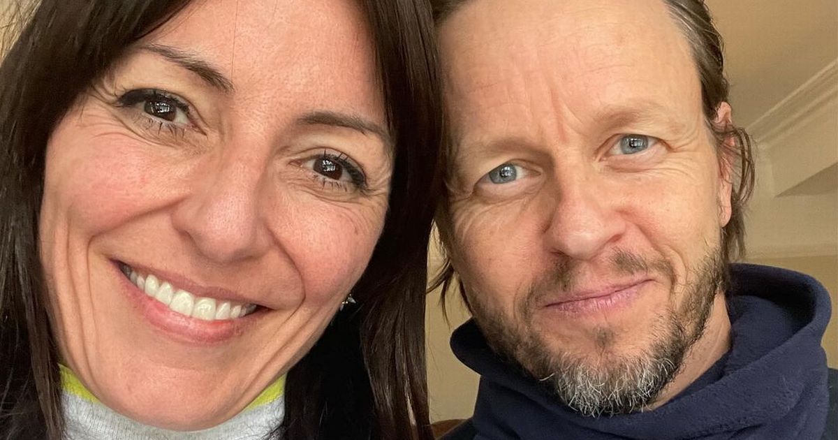 Davina McCall shares rare selfie with hairdresser boyfriend Michael Douglas