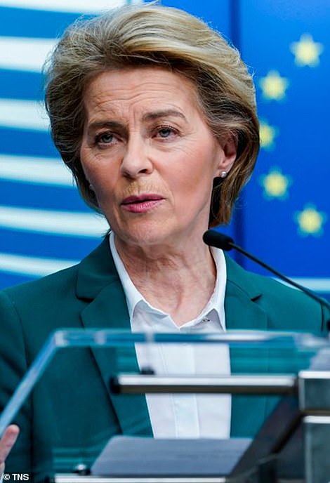 Ursula von der Leyen, the German president of the European Commission, said the EU's deal with the pharmaceutical giant is 'crystal clear'