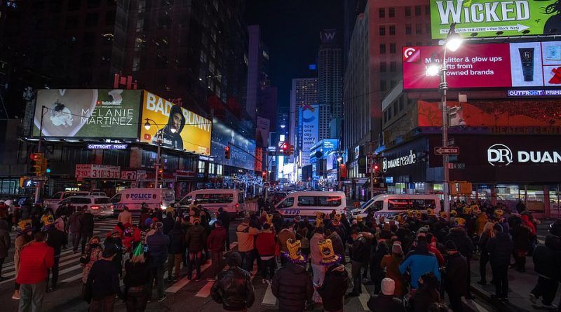 2020 ends with ball drop in an empty Times Square as millions watch from home