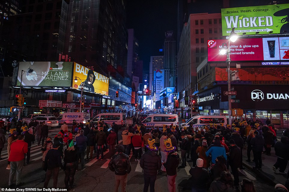 2020 ends with ball drop in an empty Times Square as millions watch from home