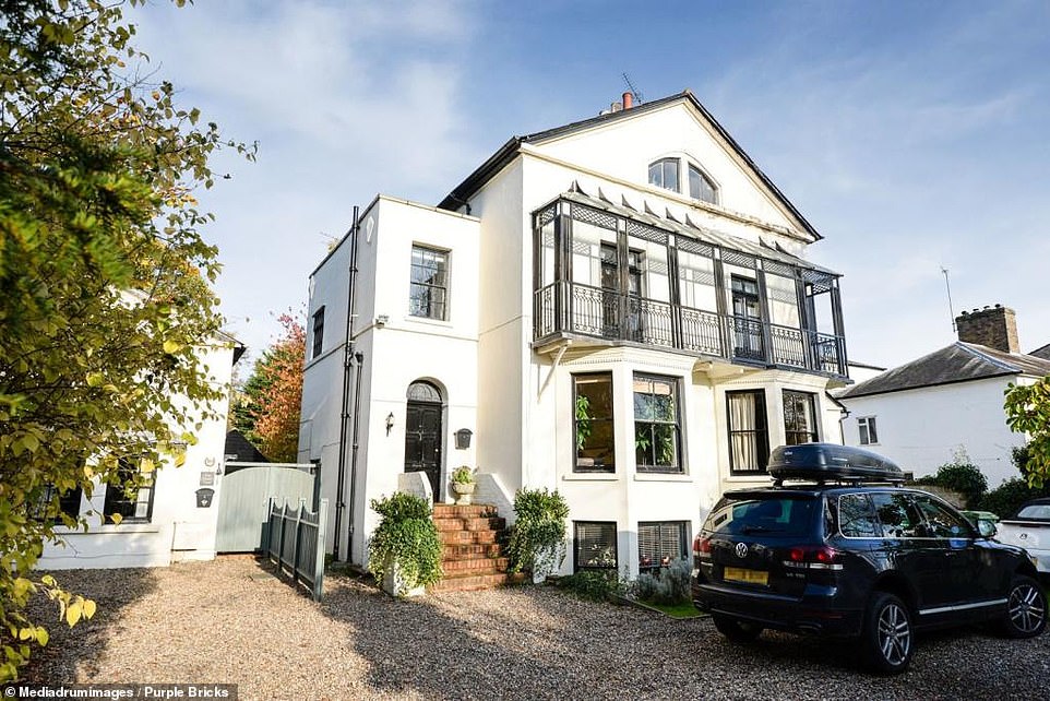The Georgian four-bedroom property, a popular photoshoot location in Bromley, south east London has been up for sale for for £1.15million since last year