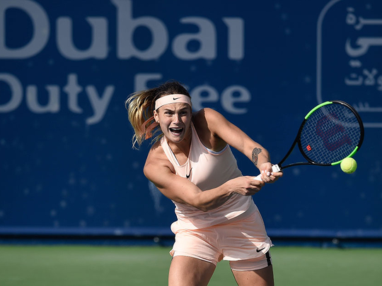 Abu Dhabi WTA Women’s Tennis Open: Sabalenka vouches to cling to fighting form in 2021