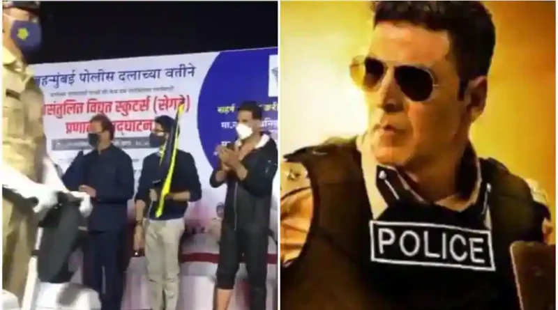 Akshay Kumar takes part in Mumbai Police function, says ‘happy to see the modernization of our police force’, watch