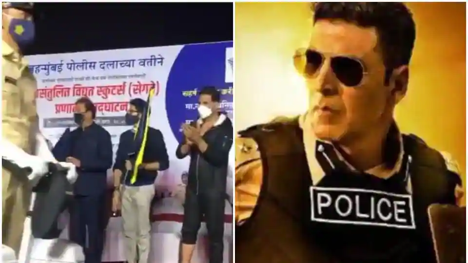 Akshay Kumar takes part in Mumbai Police function, says ‘happy to see the modernization of our police force’, watch