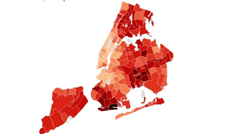 Alarm: 67 deaths per day; 54 New York Neighborhoods Have COVID-19 Infection Rates Above 10% | The State