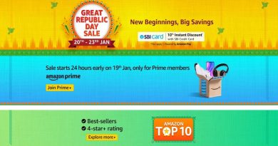 Amazon Great Republic Day Sale Kicks Off on January 20