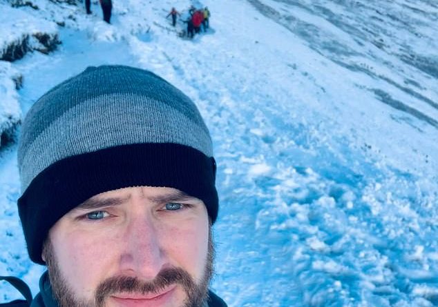 Army veteran climbs first of 50 mountains in memory of brother shot dead by Taliban in Afghanistan