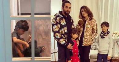 Ayushmann Khurrana says he sees his reflection in son Virajveer, asks him to ‘nurture the artiste within’
