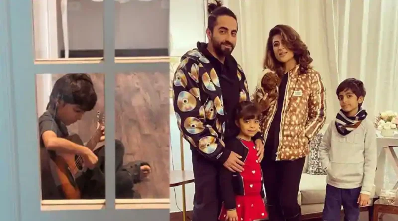 Ayushmann Khurrana says he sees his reflection in son Virajveer, asks him to ‘nurture the artiste within’