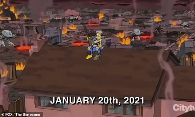 Did The Simpsons predict Capitol riots?
