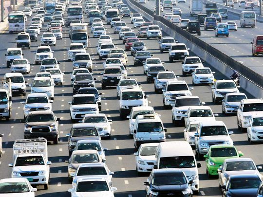 Dubai drivers will receive notification about major accidents