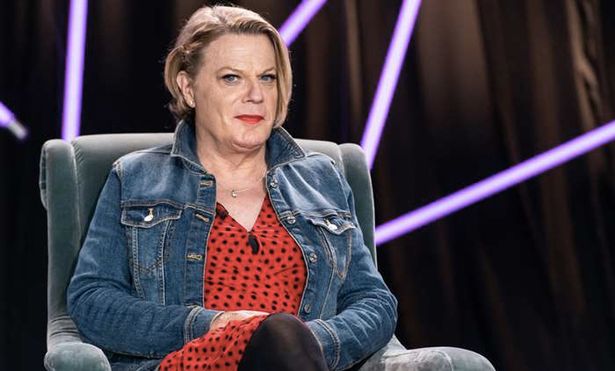 Gender-fluid comic Eddie Izzard has defended JK Rowling's stance on trans issues; Eddie is seen on Portrait Artist of the Year 2020