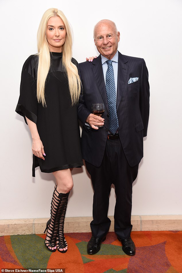 Devastating: Erika Jayne's estranged husband Thomas Girardi's family has filed to place him under a temporary conservatorship amid his ongoing legal trouble and divorce; pictured in 2016