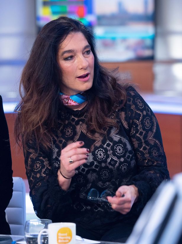 Diane Youdale - who played Jet on Gladiators - pictured on Good Morning Britain in 2019