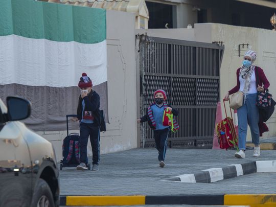 In Pictures: Students in UAE resume classes after winter break
