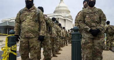 Inauguration Day 2021: National Guard troops watch over Capitol