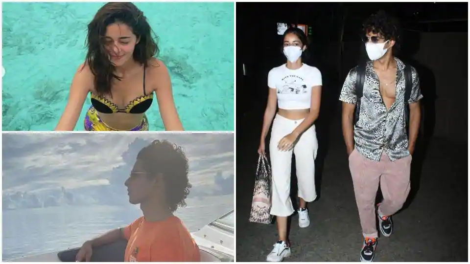 Ishaan Khatter, Ananya Panday spotted together at Mumbai airport after Maldives trip, fans wonder if ‘Ishanya’ are dating