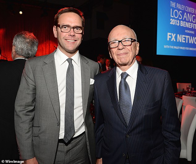 James Murdoch, pictured left with his father Rupert, was formerly the Deputy Chief Operating Officer of News Corporation but he quit his father's company over the summer