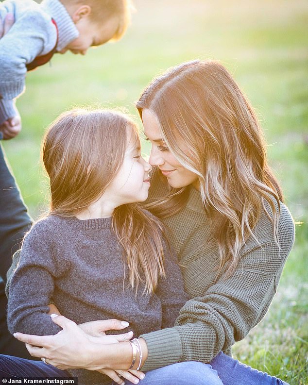 Every parent's nightmare: Jana Kramer has described the heart-stopping moment a stranger said her four-year-old daughter 'got into a white SUV'