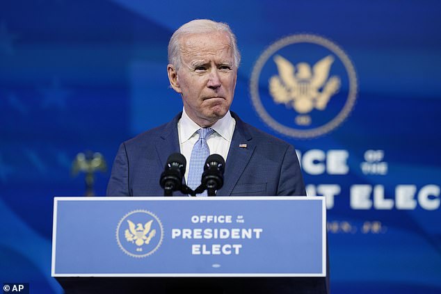 Joe Biden demands Donald Trump go on TV to order his ‘extremist mob’ out of the Capitol NOW